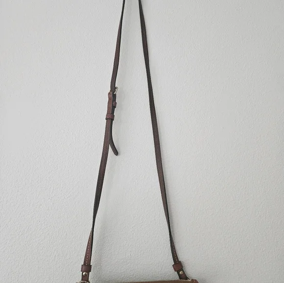 Dooney & Bourke Pebble Grain Leather Crossbody Bag | Adjustable Strap - Picture 5 of 10